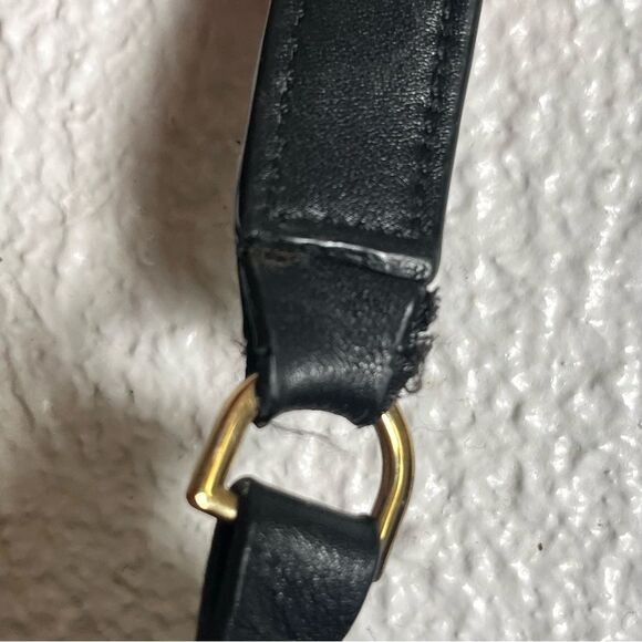 Tory Burch Black Pebbled Leather Expandable Hobo Shoulder Bag - Picture 4 of 13